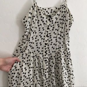 Button Down Bow Dress